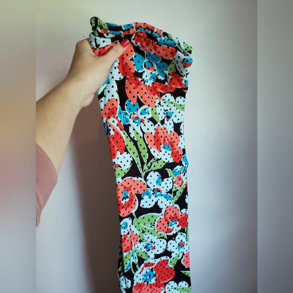 NWT TC lularoe wildflowers leggings - Picture 4 of 16